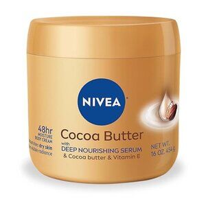NIVEA Cocoa Butter Body Cream with Deep Nourishing Serum Cocoa Butter